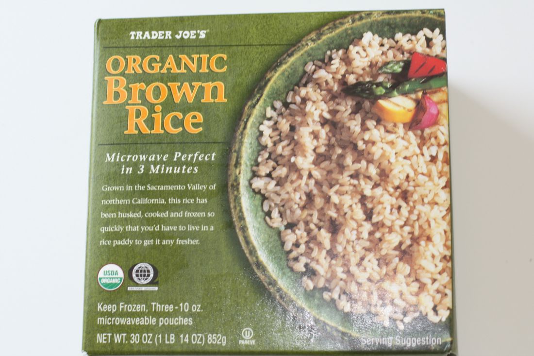 How long does it take to microwave whole grain brown rice?
