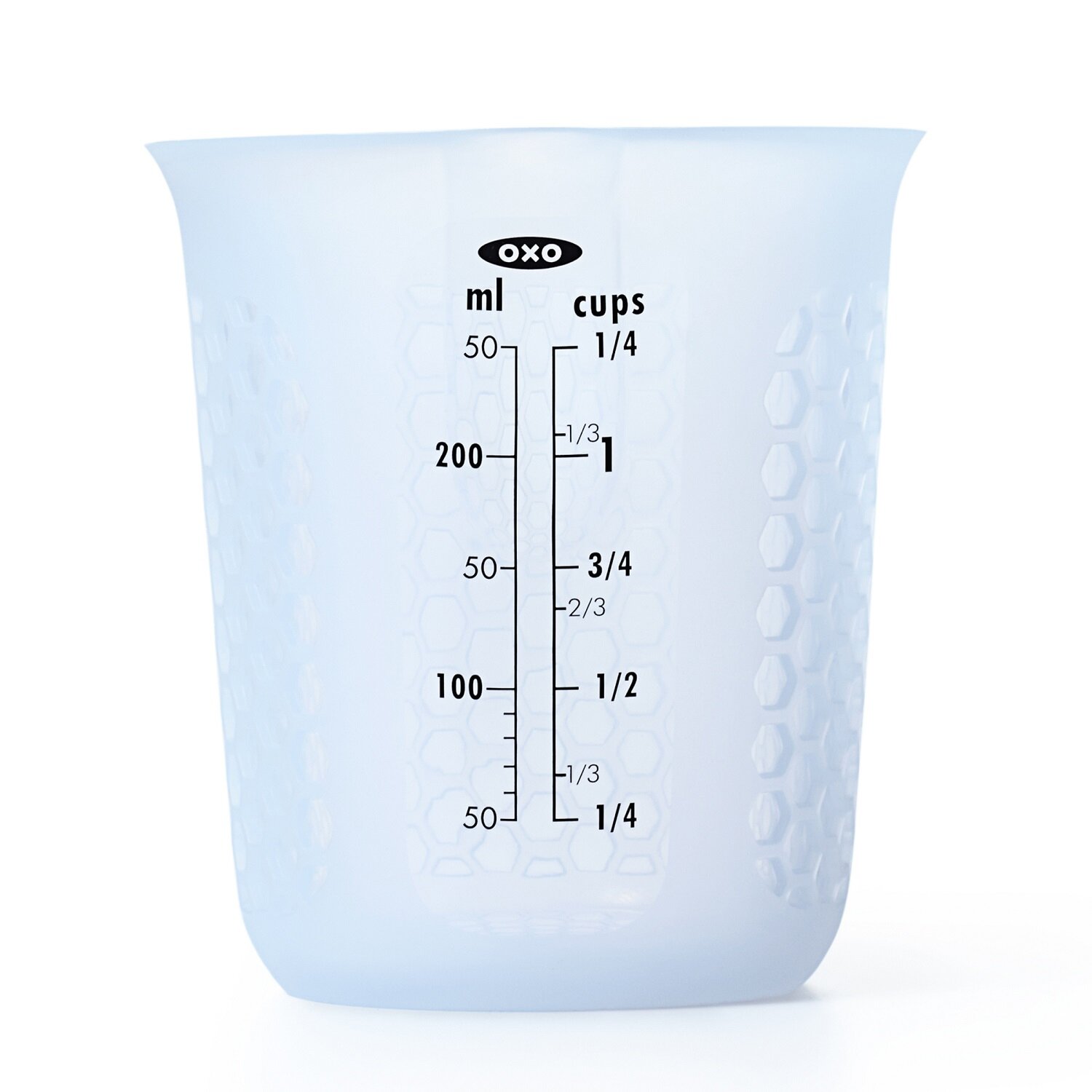 OXO 11166400 Good Grips 1 Quart (4 Cups) Squeeze & Pour Translucent Silicone  Measuring Cup