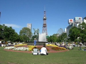 Sapporo's Odori Park,