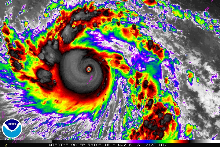 Super Typhoon Haiyan (Yolanda).
