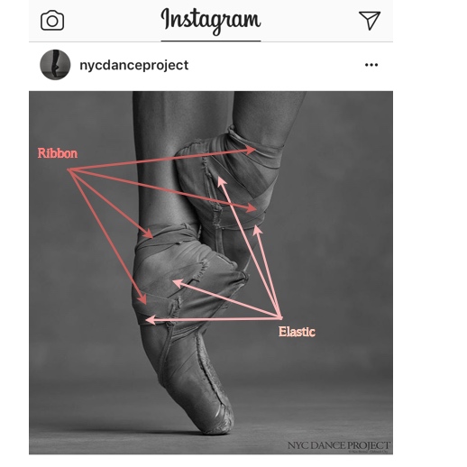Miss Erin's DanceFit: How To Sew On Pointe Shoe Ribbons and Elastics.
