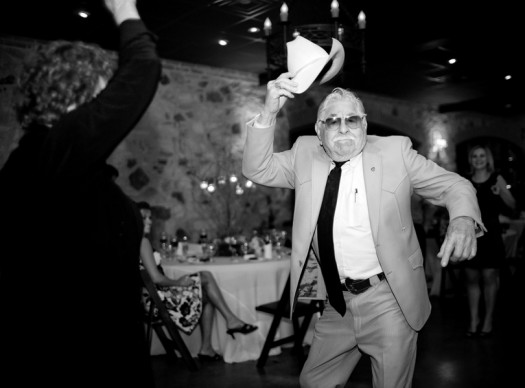 getting down at the reception