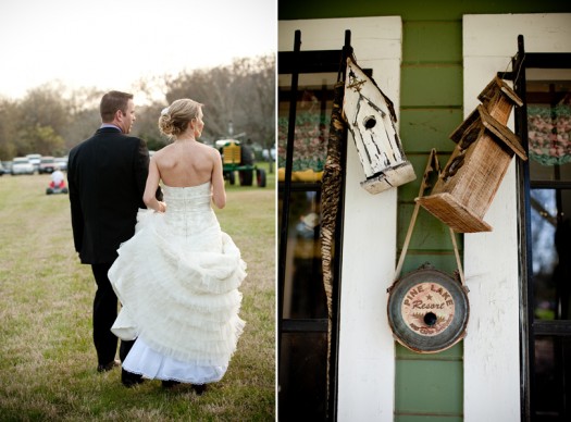 farm wedding details