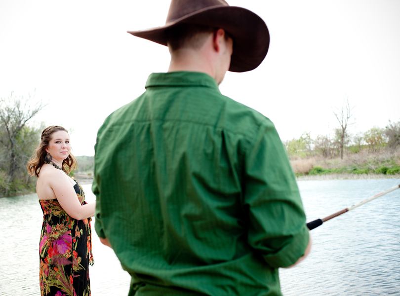 fishing together engagement