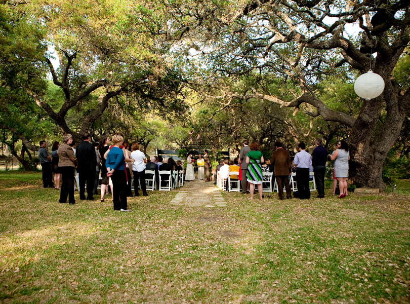 Wedding Ceremony at the Inn at Wild Rose Hall