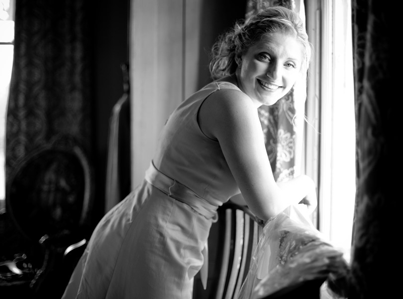 bridesmaid portrait, barr mansion wedding photography