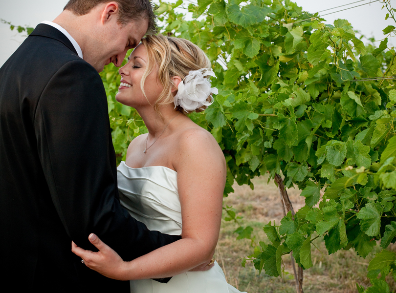 bride and groom vineyard weddings