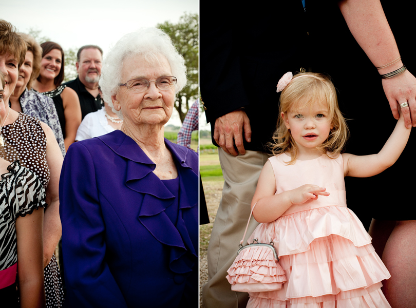 generational grandma, flower girl, wedding images