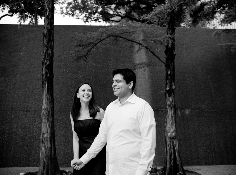 black and white photography, engagement session