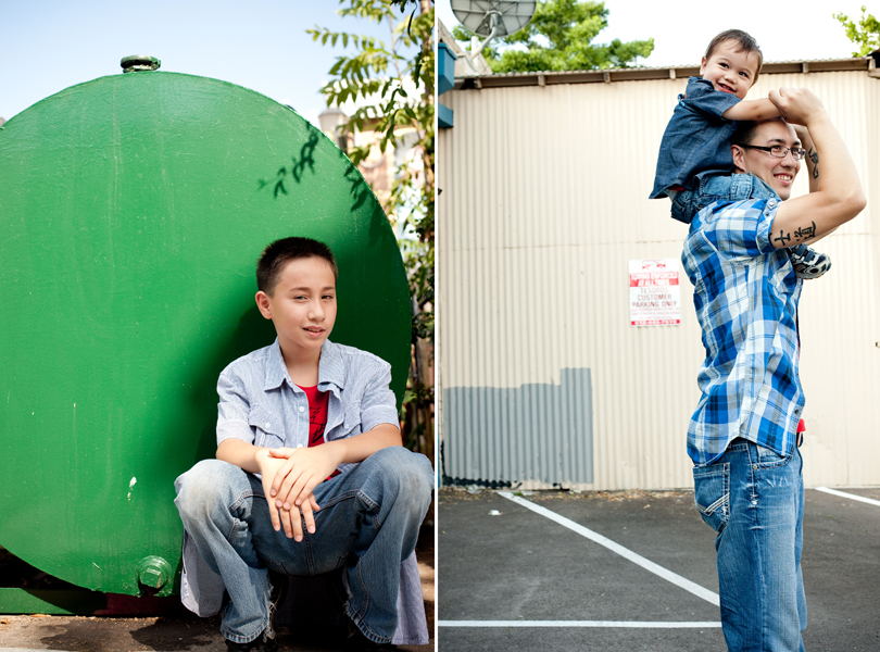 green portrait, teenage son, father and sons, austin family photography