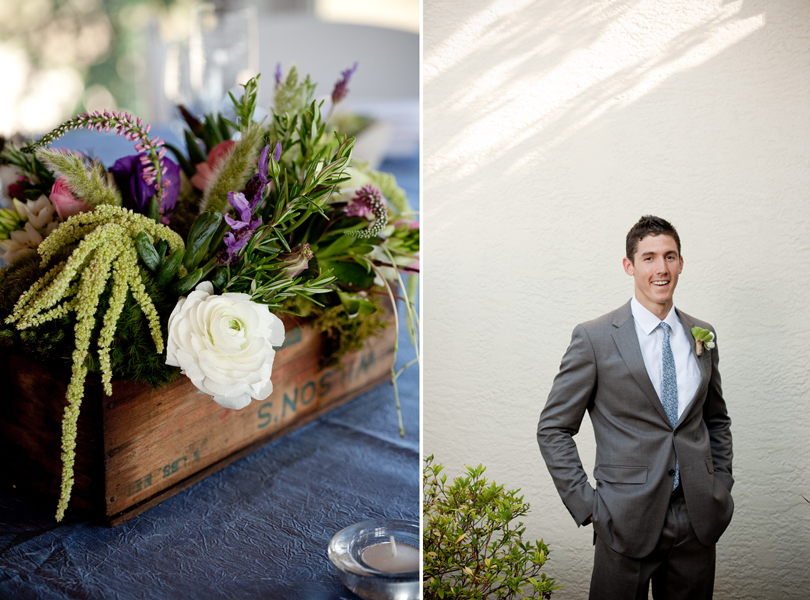 groom, Vintage Villas wedding, Verbena Floral Design