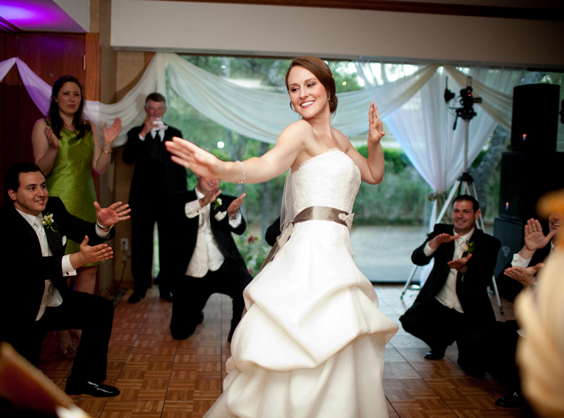 bride in traditional dance, The Hills Country Club Wedding