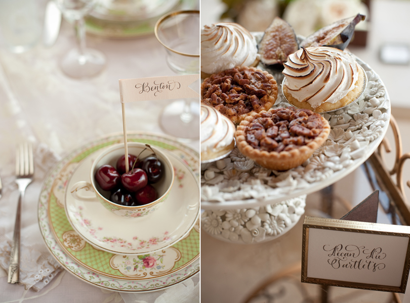 Austin Weddings, Camille Styles, The Byrd Collective, antiquaria vintage registry, cherries, desert, southern hospitality