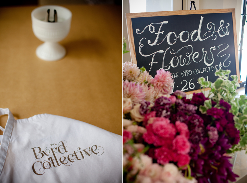 Camille Styles, The Byrd Collective, Any Style Catering, Food and Flowers, dinner party, flower instruction