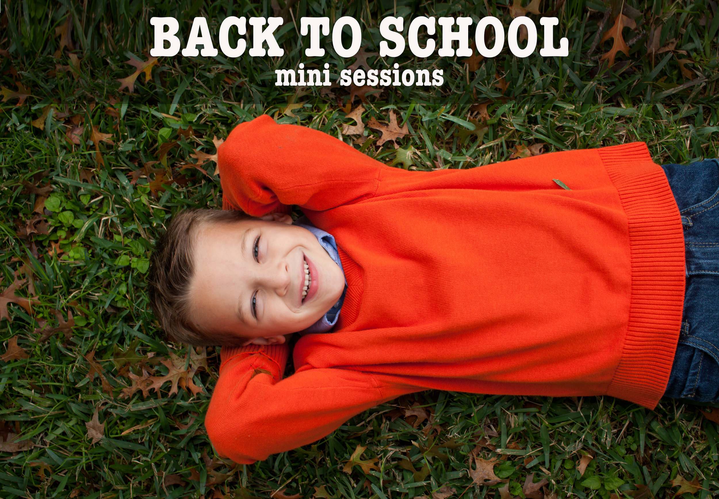 Back To School Mini Sessions