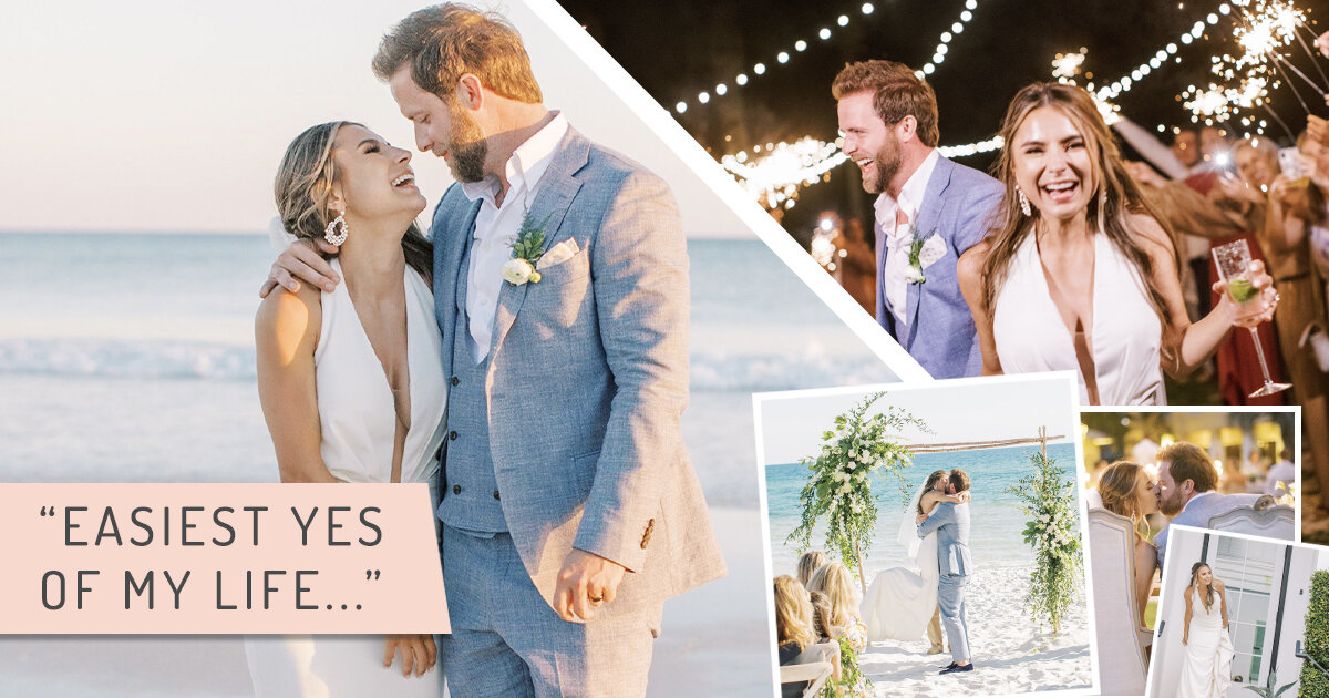 Natalie + Brad McCann's 30A Destination Wedding Day Bliss — Miss