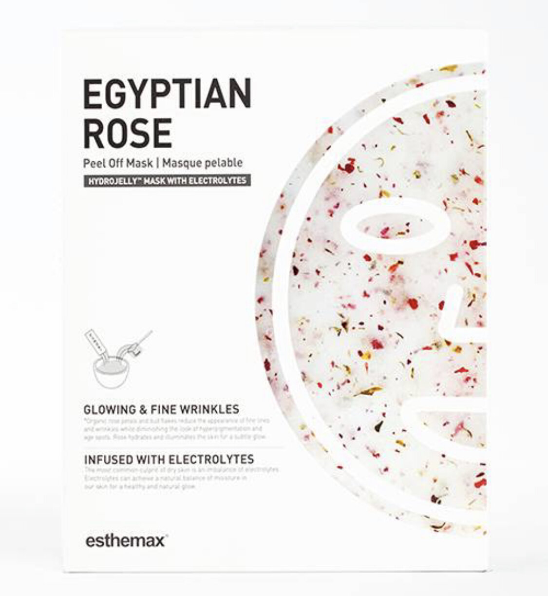 Egyptian Rose Hydrojelly ™ Peel Off Jelly Mask Kit | 2 Masks/Kit —  DermaEnvy Skincare | Medical Aesthetics , Laser Hair Removal and Skin Care  Clinic