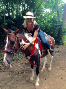 Riding Estelle through the most gorgeous rain forest ever was a magical experience!