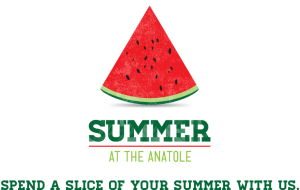 Watermelon slice of summer at the Anatole.