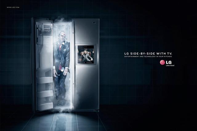 LG Side-by-Side Halloween Ad
