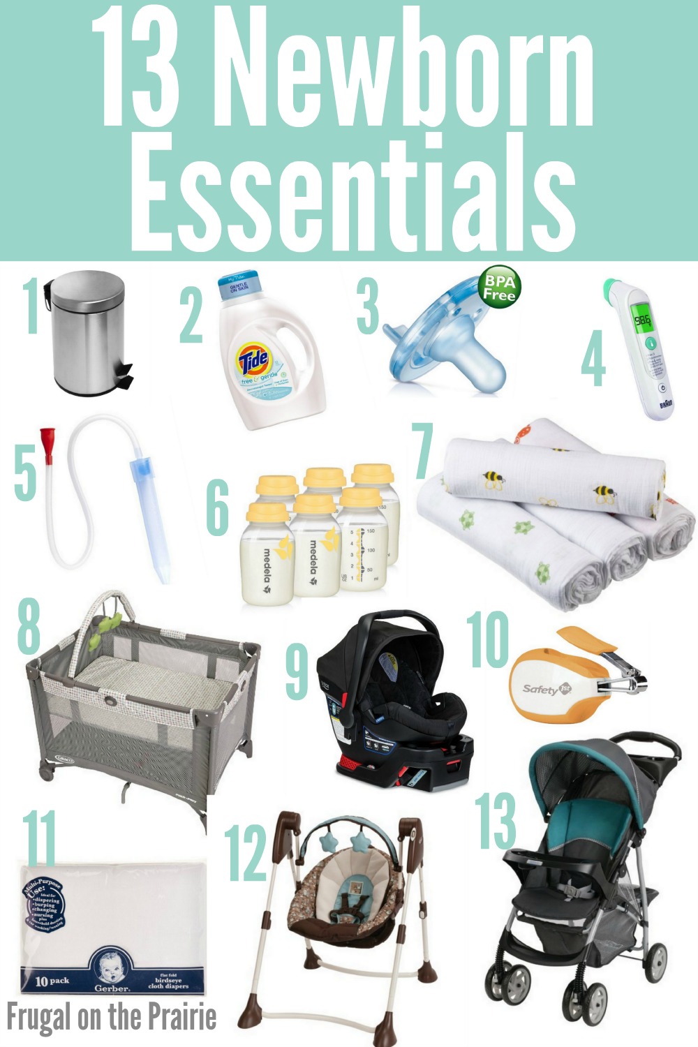 baby items you need for a newborn