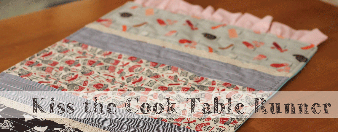 kiss-the-cook table runner tutorial