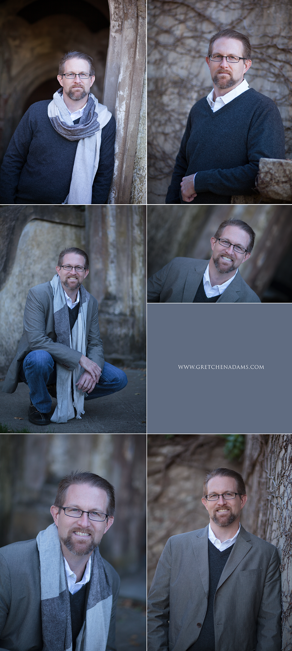 Outdoor business headshots for men SF Bay Area