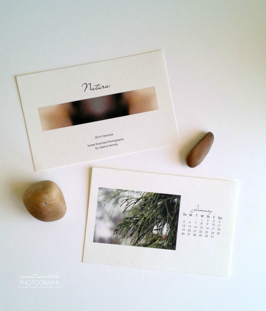 2014 Photography Calendar Nature Images by Sweet Eventide
