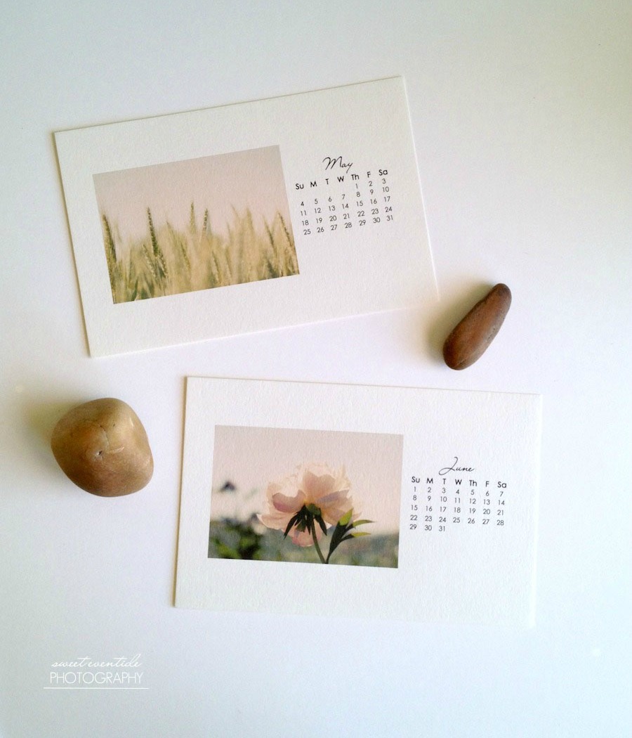 2014 Photography Calendar Nature Images by Sweet Eventide