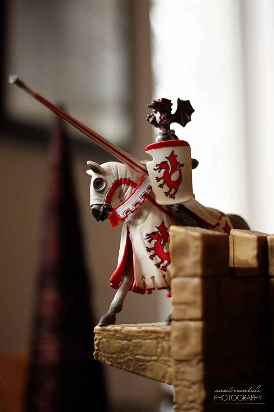 Schleich horse and knight photograph by Jessica Nichols