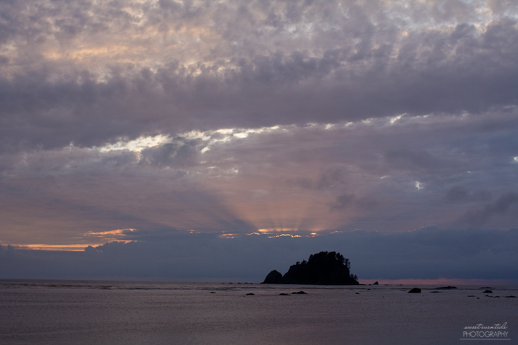 Sunset at Cape Alava | photo by Jessica Nichols, Sweet Eventide Photography