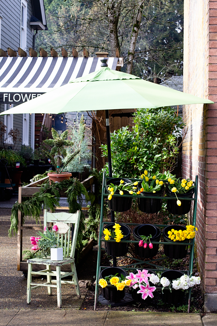 Sellwood Flower Co. street view photographed by Jessica Nichols, Sweet Eventide