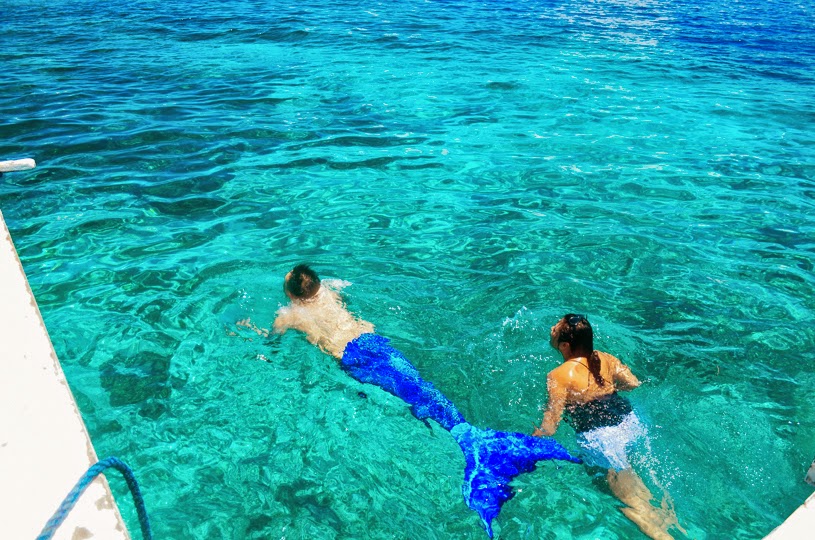 Island Hopping friends philippines cebu birthday mermaid