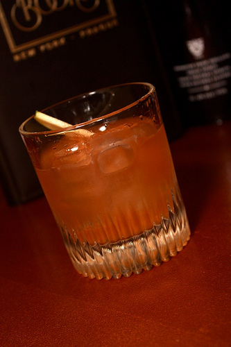 Ben Scorah's Green Apple-Infused Old Fashioned.