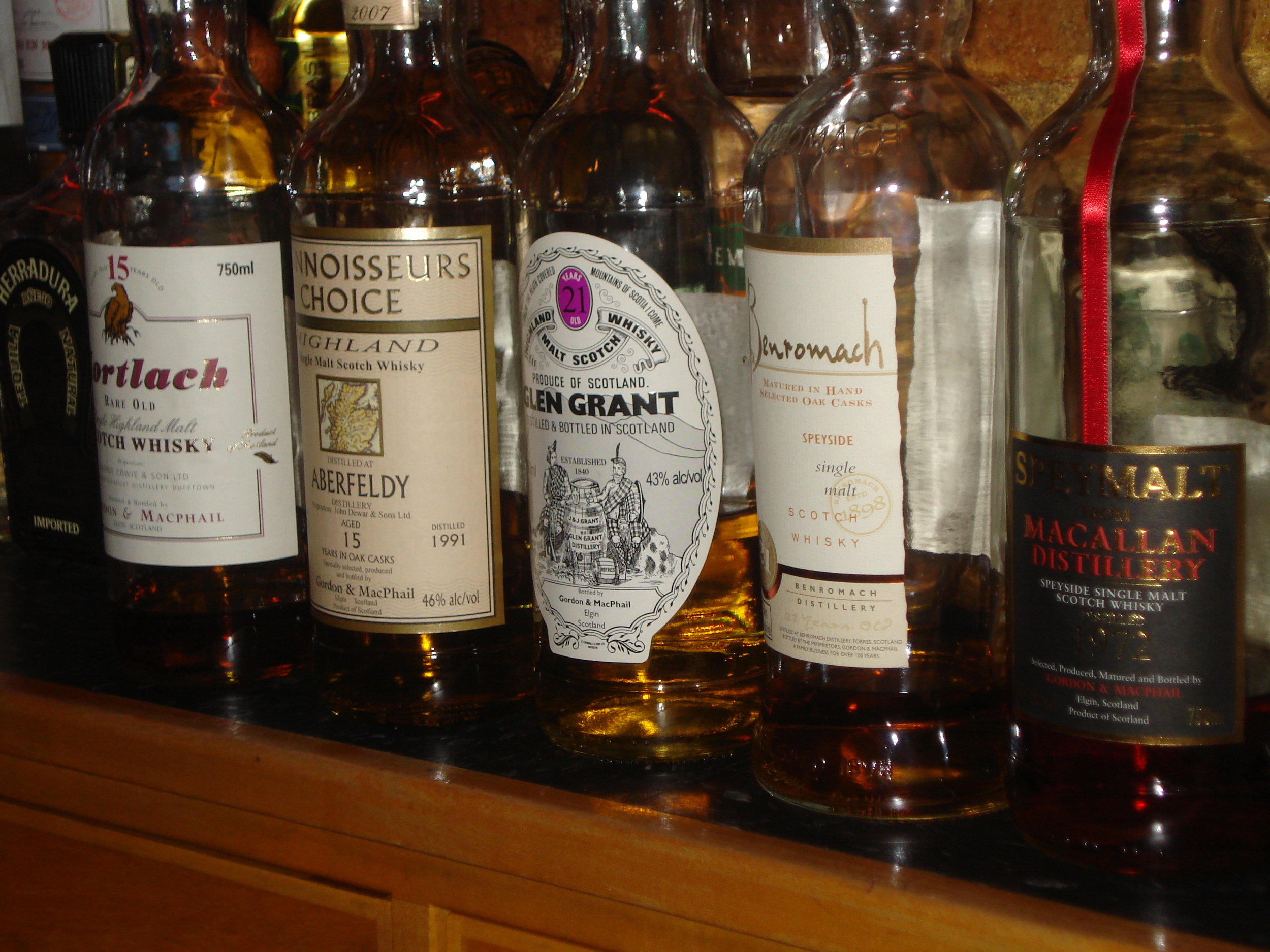 Just over half of the bottles sampled Tuesday night.
