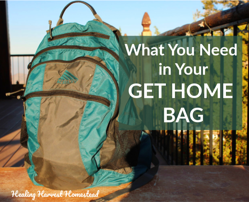 Creating a Get Home Bag - the Imperfectly Happy home