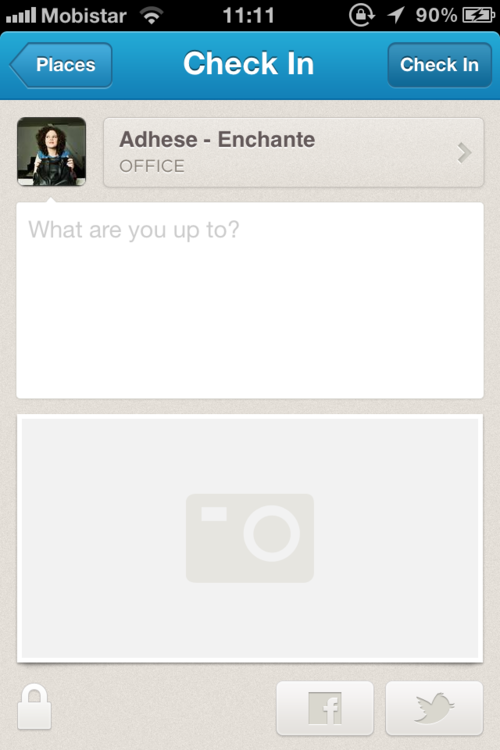 new foursquare check-in