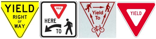 Yield-signs