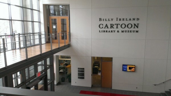 entrance billy ireland cartoon museum