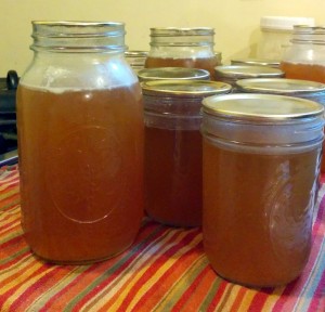 what to do when canning jars leaked