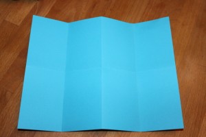 make a paper book: eight sections
