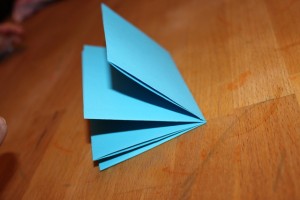 folded paper book