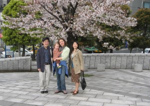 ohio family visits Japan