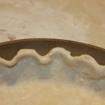 finished pie crust edges