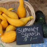 summer squash at new albany farmers market