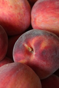 fuzzy Ohio peach