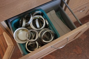 storing rings in kitchen drawer