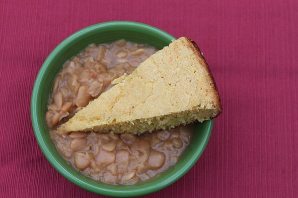 cornbread and butterbeans