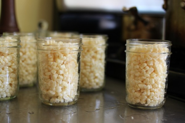 sweet corn in jars for canning