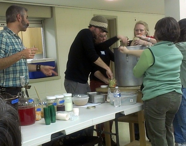 community making sauerkraut sandor katz